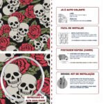 Papel de Parede Caveira Florida - Imagem 5