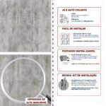 Papel de Parede Cimento Queimado Claro - Imagem 5