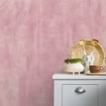 Papel de Parede Cimento Queimado Rosa