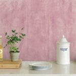 Papel de Parede Cimento Queimado Rosa - Imagem 2