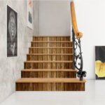 Papel de Parede Ripado Rústico Escuro - Imagem 2