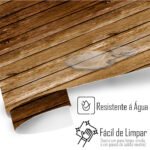 Papel de Parede Ripado Rústico Escuro - Imagem 4