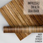 Papel de Parede Ripado Rústico Escuro - Imagem 5