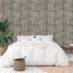 Papel de Parede Painel de Madeira Alternado - Imagem 2