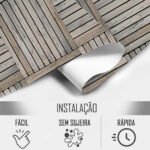 Papel de Parede Painel de Madeira Alternado - Imagem 3