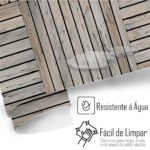 Papel de Parede Painel de Madeira Alternado - Imagem 4