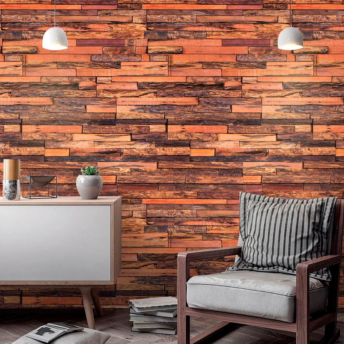 papel-de-parede-madeira-0029-2 Papel de Parede Ripado Rústico Natural - Imagem 1