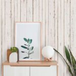 Papel de Parede Madeira Vintage Branca