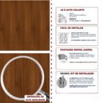 Papel de Parede Mosaico de Troncos - Imagem 5