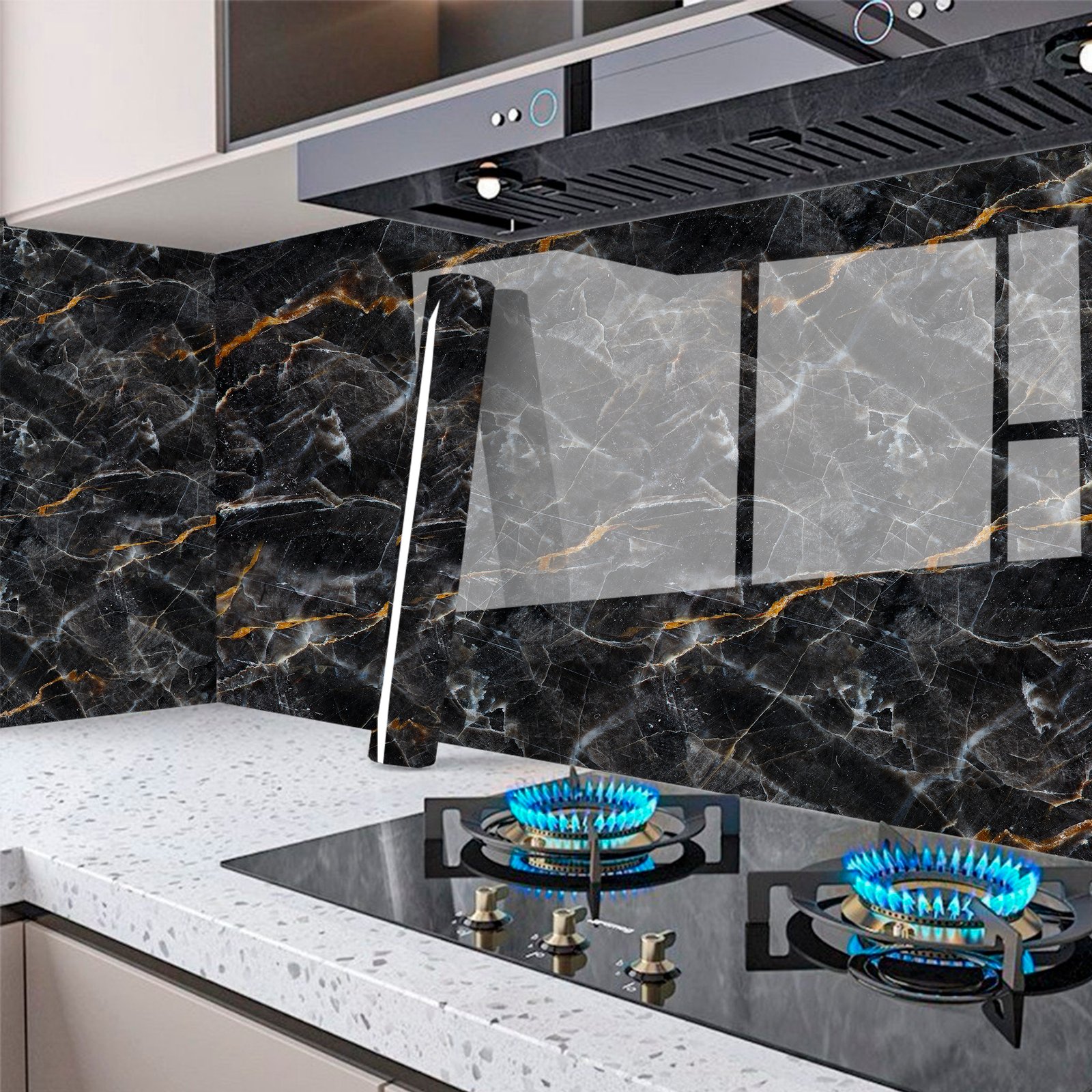 papel-de-parede-marmore-0001-2 Papel de Parede Marmore Preto e Dourado - Imagem 1