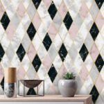 Papel de Parede Azulejo Marmore