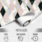 Papel de Parede Azulejo Marmore - Imagem 4