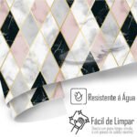 Papel de Parede Azulejo Marmore - Imagem 5