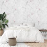 Papel de Parede Marmore Tons Vermelhos - Imagem 2