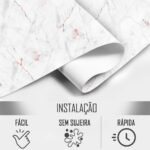 Papel de Parede Marmore Tons Vermelhos - Imagem 4