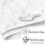 Papel de Parede Marmore Tons Vermelhos - Imagem 5