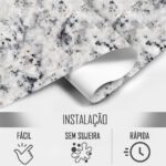 Papel de Parede Marmore Granito Branco - Imagem 4