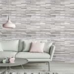 Papel de Parede Pedras Concreto Linear - Imagem 3