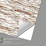 Papel de Parede Pedra Canjiquinha Bege - Imagem 3
