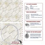 Papel de Parede Revestimento Rústico Pedra Artesanal - Imagem 5