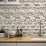 Papel de Parede Pedras Naturais Off-White