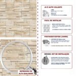 Papel de Parede Filetes de Pedra com Acabamento Suave - Imagem 5