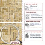 Papel de Parede Textura Pedras Natural com Design Entrelaçado - Imagem 5