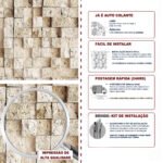 Papel de Parede Revestimento em Pedras 3D - Imagem 5