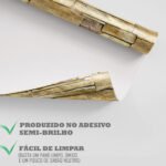 Papel de Parede Pedras Amarelas Rusticas - Imagem 4