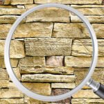 Papel de Parede Pedras Rústicas em Tons Dourados - Imagem 3