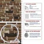 Papel de Parede Tijolinho Rústicos em Paleta Terrosa Intensa - Imagem 5