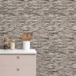 Papel de Parede Canjiquinha Cinza Lunar