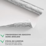 Papel de Parede Pedra cinza clara geométrica - Imagem 4