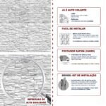 Papel de Parede Pedra cinza clara geométrica - Imagem 5