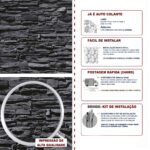 Papel de Parede Pedras Brancas Gelo - Imagem 5