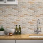 Papel de Parede Tijolinho em tons neutros