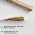 Papel de Parede Tijolinho envelhecidos Arenosos - Imagem 4