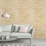 Papel de Parede Tijolinho Bege