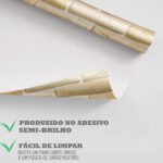 Papel de Parede Tijolinho Bege - Imagem 4