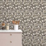 Papel de Parede Pedras arredondadas em tons claros - Imagem 3