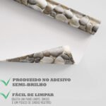 Papel de Parede Pedras arredondadas em tons claros - Imagem 4