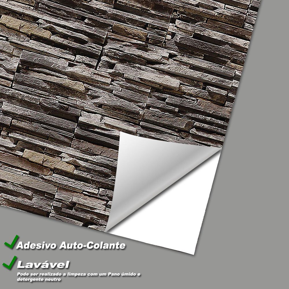 papel-de-parede-pedras-0075-2 Papel de Parede Pedras canjiquinha em tons escuros de marrom e cinza - Imagem 1