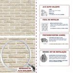 Papel de Parede Tijolinho Bege Claro - Imagem 5