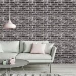 Papel de Parede Tijolinho Escuro - Imagem 3