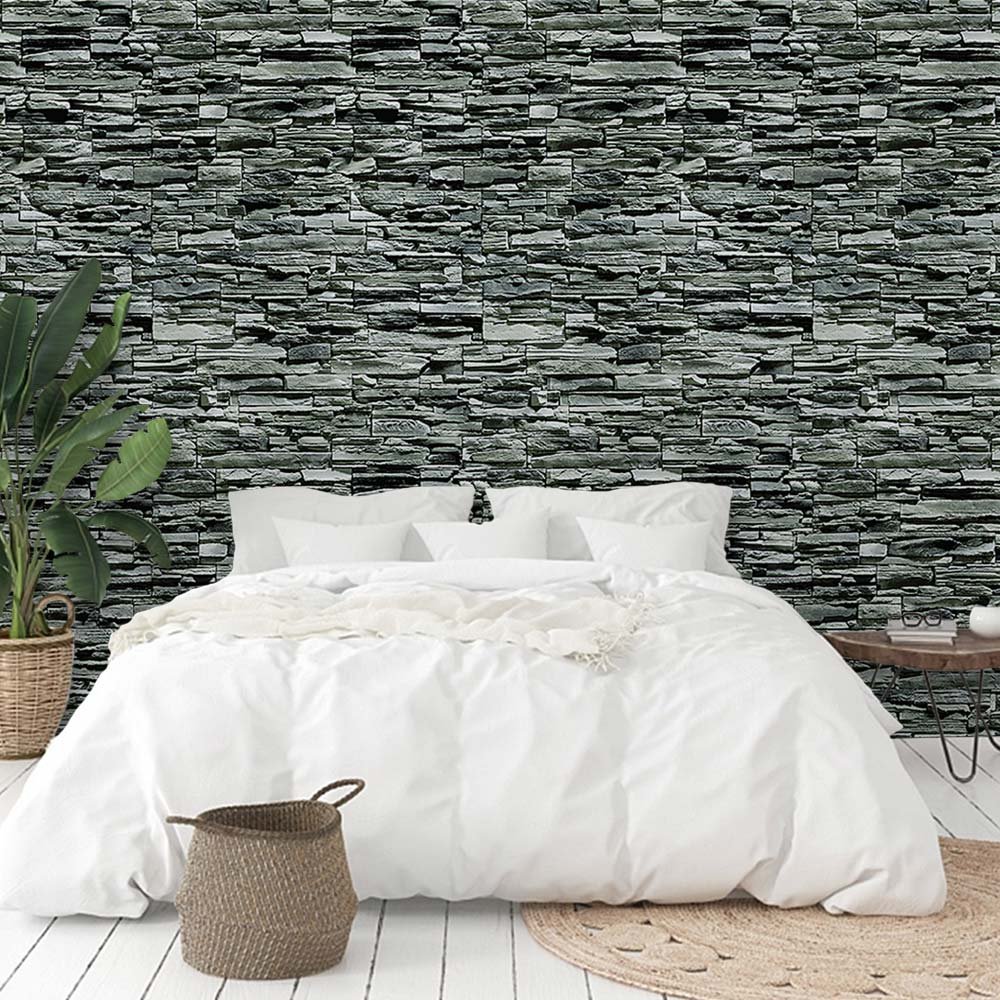 papel-de-parede-pedras-0099-2 Papel de Parede Pedra Canjiquinha Black and White - Imagem 1