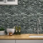 Papel de Parede Pedra Canjiquinha Black and White - Imagem 3