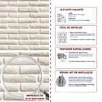 Papel de Parede Tijolinho Off White - Imagem 5