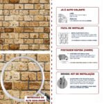 Papel de Parede Tijolinho Arenito - Imagem 5