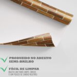 Papel de Parede Tijolinho Terroso - Imagem 4