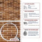 Papel de Parede Tijolinho Castanho - Imagem 5